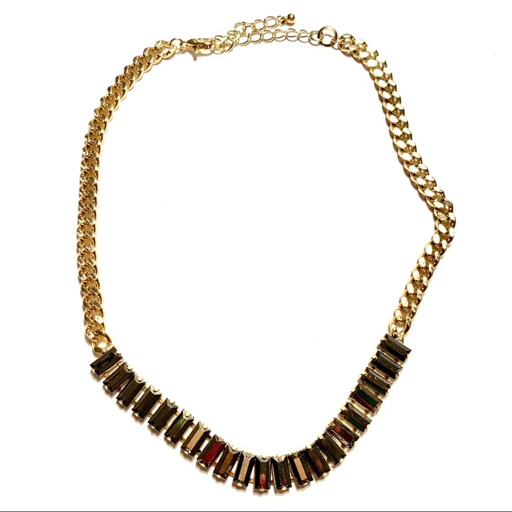 Anthropologie Hematite Necklace